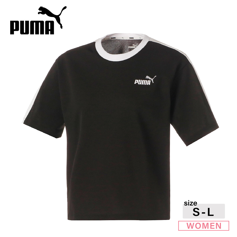 プーマ PUMA レディーストップス CORE HERITAGE Tシャツ 674951-01【FITHOUSE ONLINE SHOP】