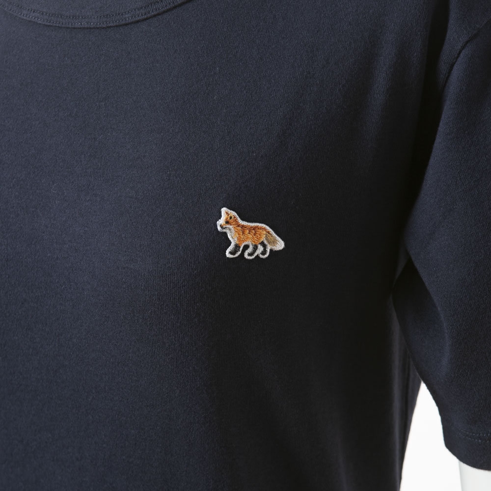 メゾンキツネ Maison Kitsune レディーストップス プロファイル フォックスパッチ フィッテッドTシャツ FW00140KJ0012【FITHOUSE ONLINE SHOP】