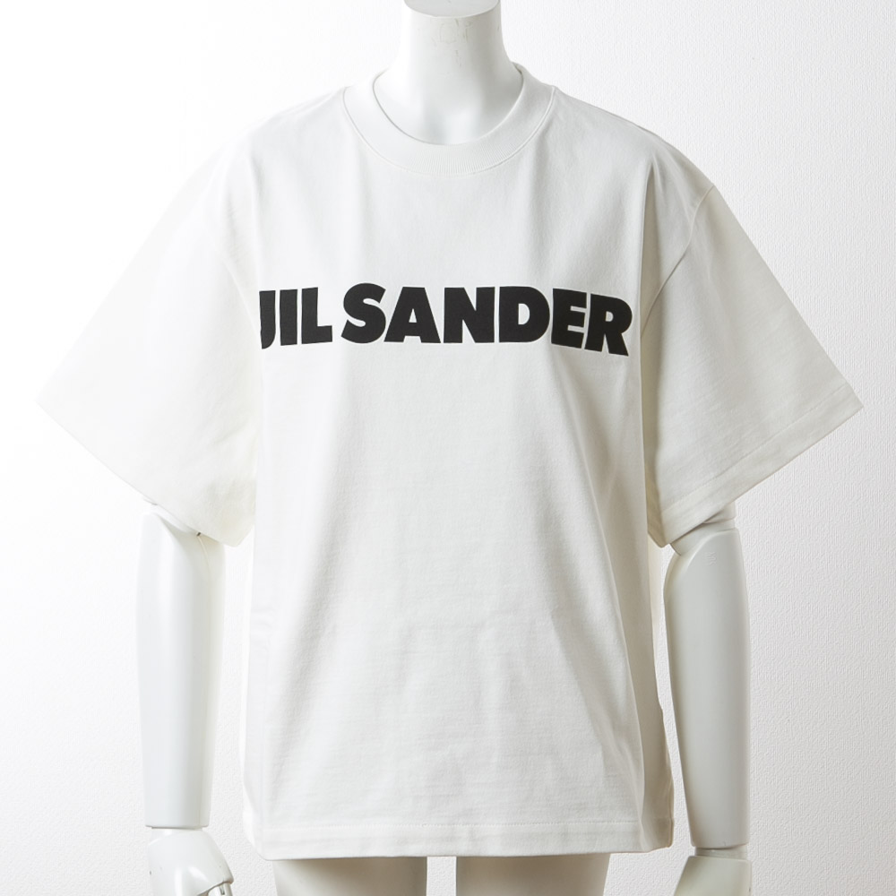 ジルサンダー JIL SANDER レディーストップス ロゴプリントTシャツ ...