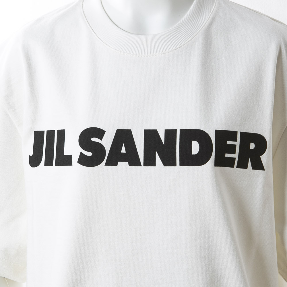 ジルサンダー JIL SANDER レディーストップス ロゴプリントTシャツ 