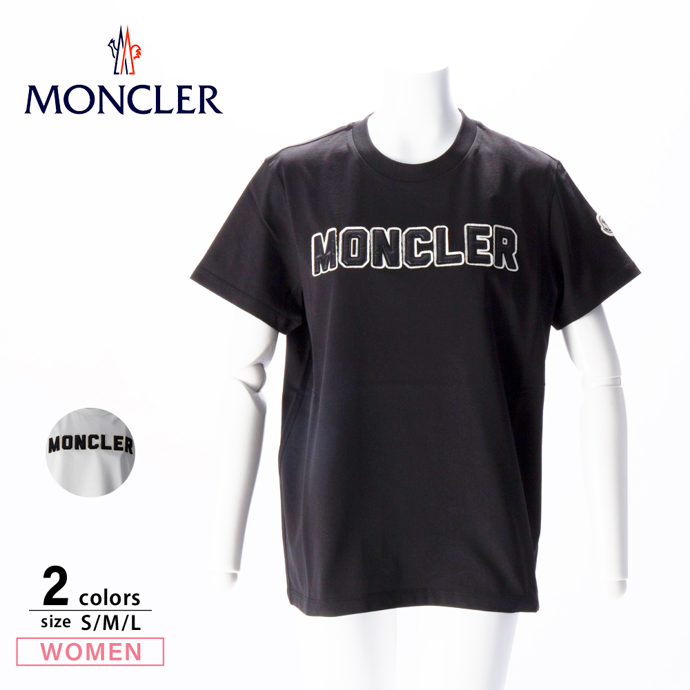 モンクレール MONCLER レディーストップス Logo Slim T-Shirts 8C000