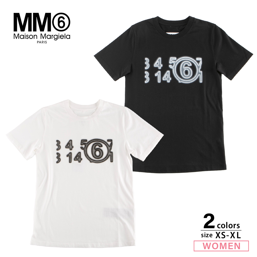 【美品】mm6 プリントTシャツ　レディース