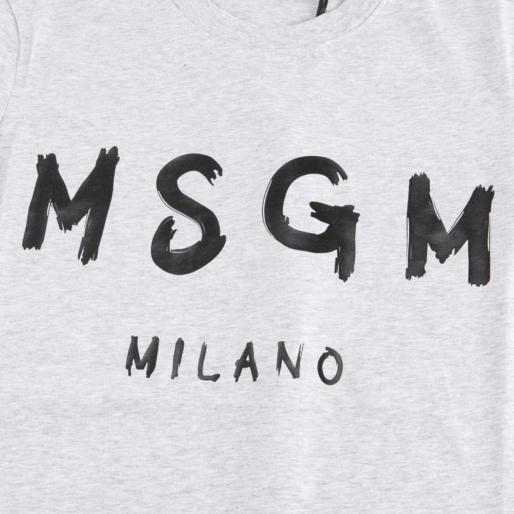 エムエスジーエム MSGM レディーストップス BIGロゴ クルーネックT