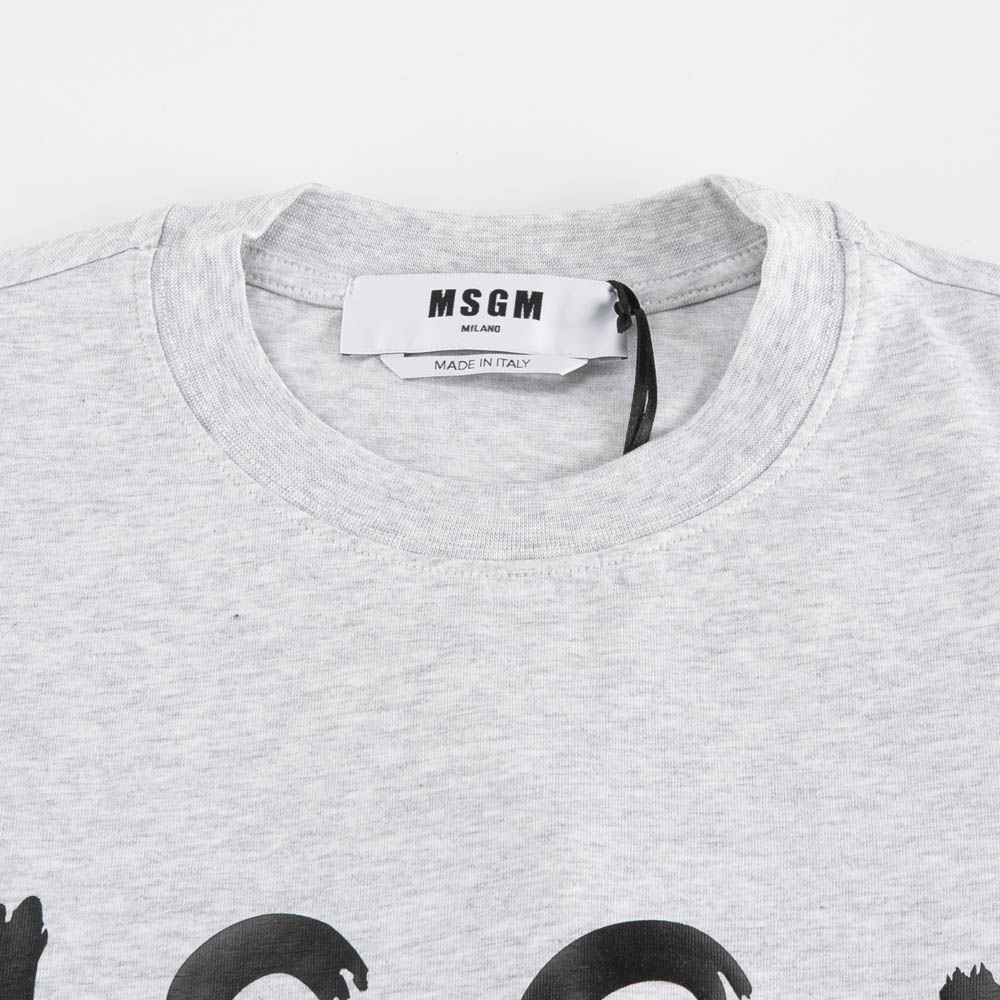 エムエスジーエム MSGM レディーストップス BIGロゴ クルーネックT