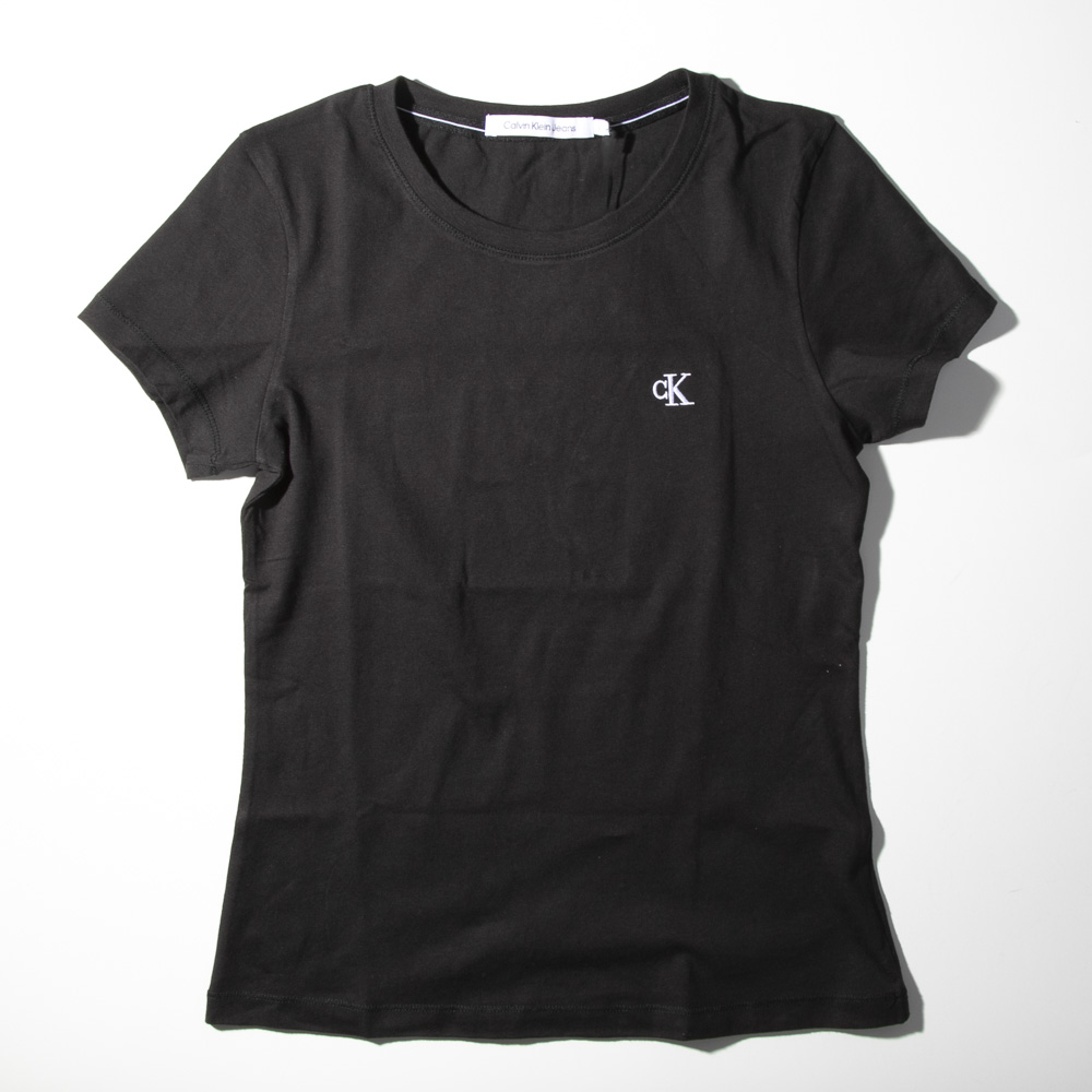 カルバンクラインジーンズ Calvin Klein Jeans レディーストップス EMBROIDERY SLIM TEE J20J212883【FITHOUSE ONLINE SHOP】