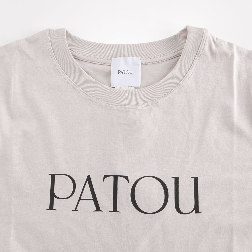 パトゥ PATOU レディーストップス オーガニックコットン ロゴTシャツ ...