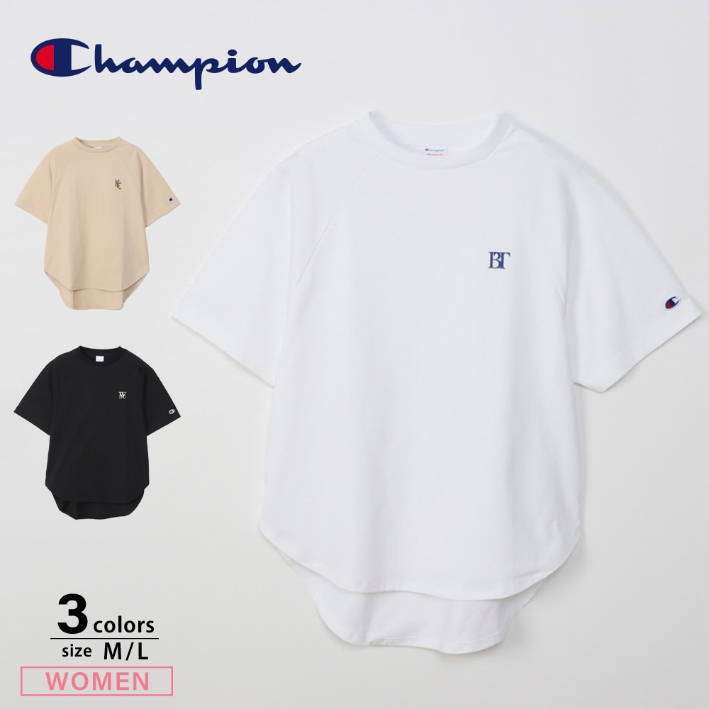 チャンピオン champion レディーストップス ラグランスリーブTシャツ CW-Z305【FITHOUSE ONLINE SHOP】