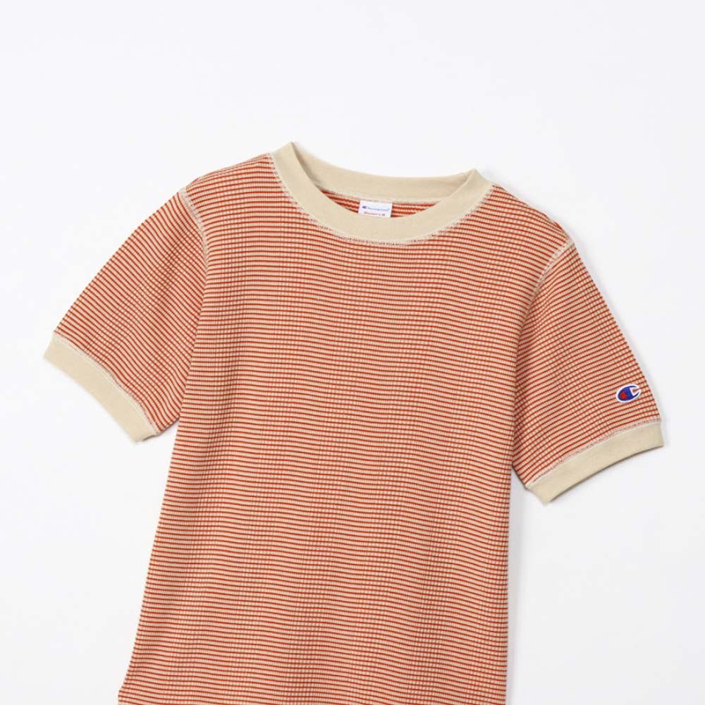 チャンピオン champion レディーストップス BORDER SHORT SLEEVE T-SHIRT CW-Z322【FITHOUSE ONLINE SHOP】