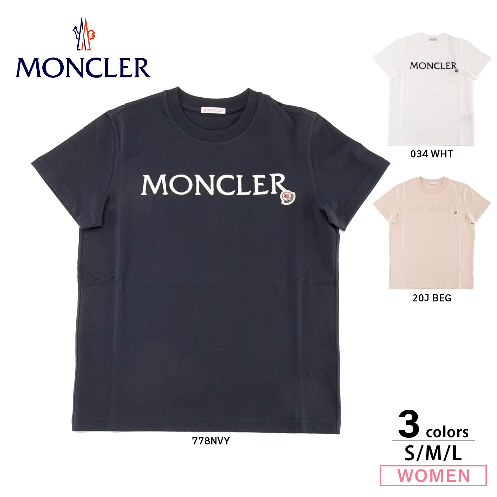 モンクレール MONCLER レディーストップス SS T-SHIRT 8C00006829HP【FITHOUSE ONLINE SHOP】