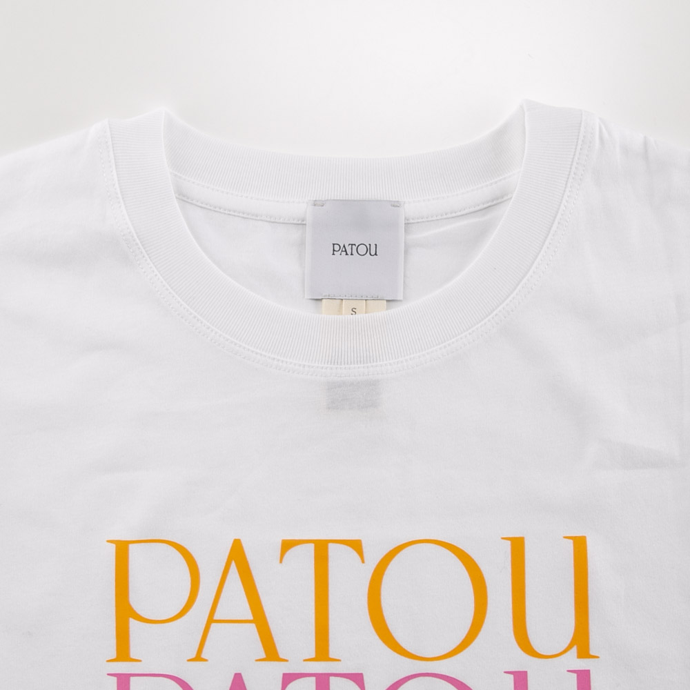 パトゥ PATOU レディーストップス オーガニックコットン パトゥロゴ Tシャツ JE1129999【FITHOUSE ONLINE SHOP】
