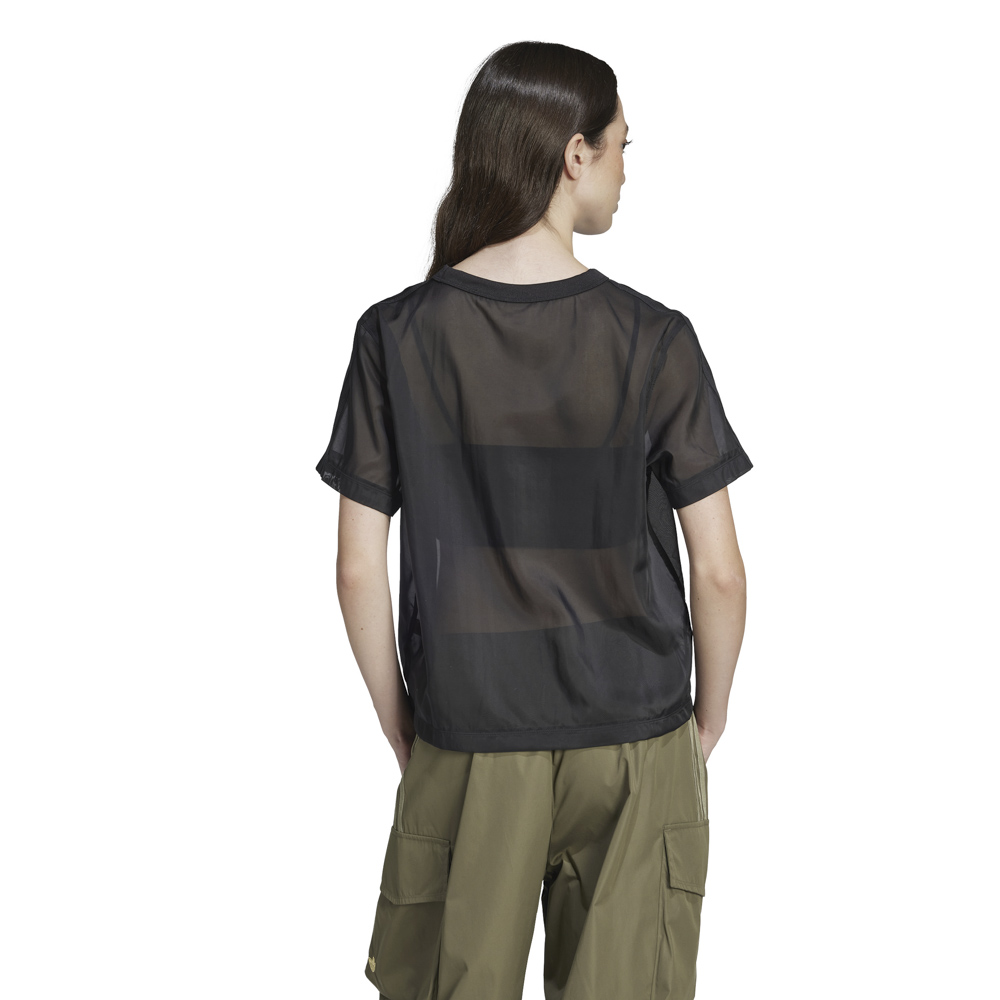 アディダスオリジナルス adidas originals レディーストップス 半袖 Tシャツ SHEER 3S TEE  JN6132【FITHOUSE ONLINE SHOP】