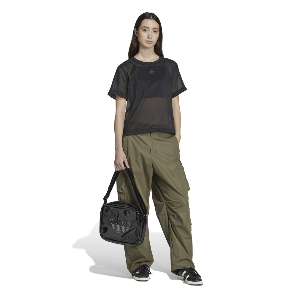 アディダスオリジナルス adidas originals レディーストップス 半袖 Tシャツ SHEER 3S TEE  JN6132【FITHOUSE ONLINE SHOP】