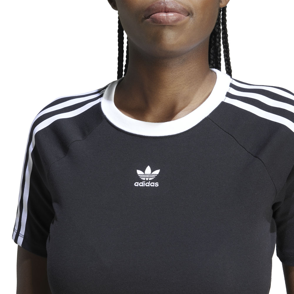 アディダスオリジナルス adidas originals レディーストップス スリーストライプス 半袖 ベビー Tシャツ IU2532【FITHOUSE ONLINE SHOP】