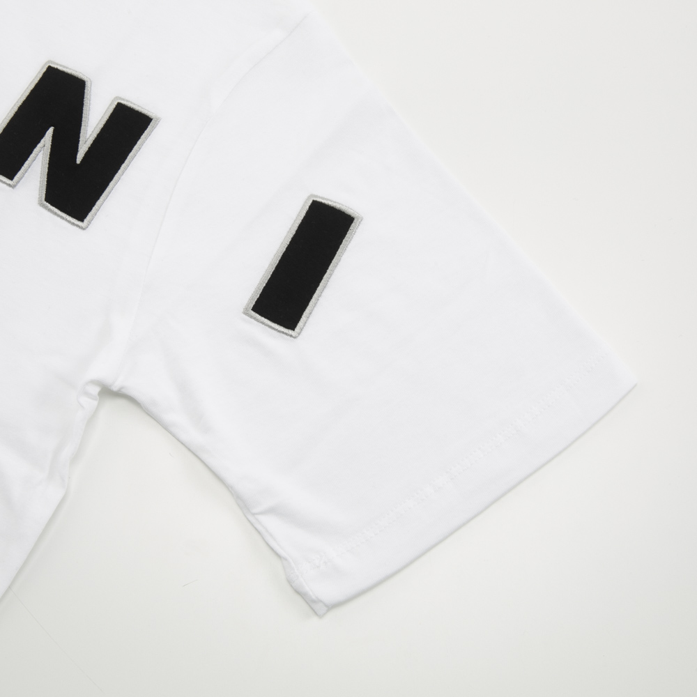 マルニ MARNI マルニキッズ レディーストップス  ビッグロゴプリントT MT303F M01733 0M100【FITHOUSE ONLINE SHOP】