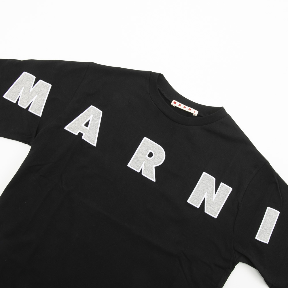 マルニ MARNI マルニキッズ レディーストップス  ビッグロゴプリントT MT303F M01733 0M90E【FITHOUSE ONLINE SHOP】