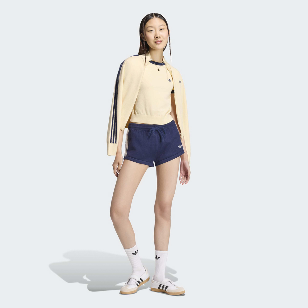 アディダスオリジナルス adidas originals レディーストップス レース カリ 半袖 Tシャツ KNITTED TEE KS7376【FITHOUSE ONLINE SHOP】