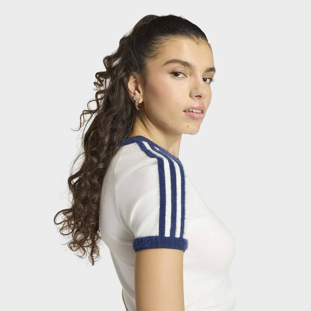 アディダスオリジナルス adidas originals レディーストップス レース カリ 半袖 Tシャツ KNITTED TEE KS9952【FITHOUSE ONLINE SHOP】