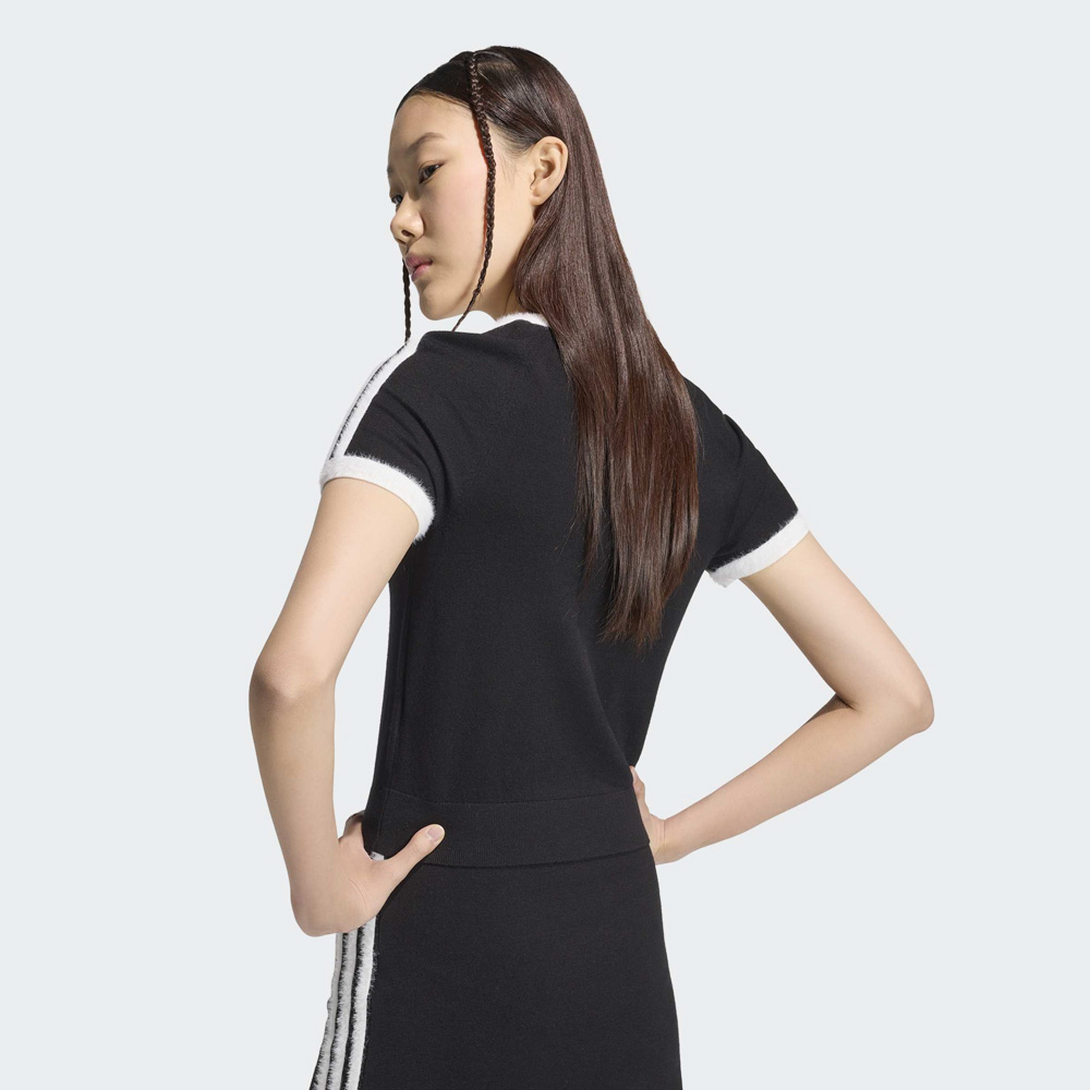 アディダスオリジナルス adidas originals レディーストップス レース カリ 半袖 Tシャツ KNITTED TEE KS7375【FITHOUSE ONLINE SHOP】