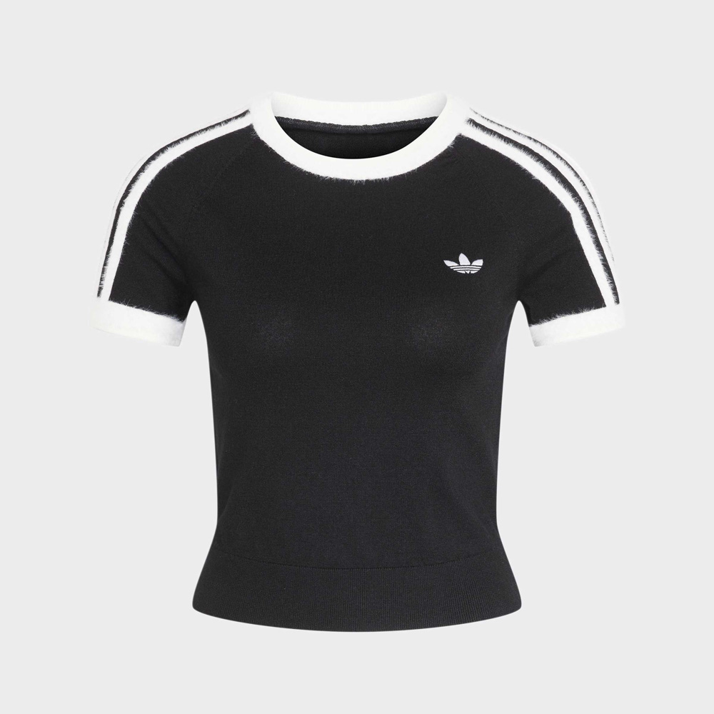 アディダスオリジナルス adidas originals レディーストップス レース カリ 半袖 Tシャツ KNITTED TEE KS7375【FITHOUSE ONLINE SHOP】