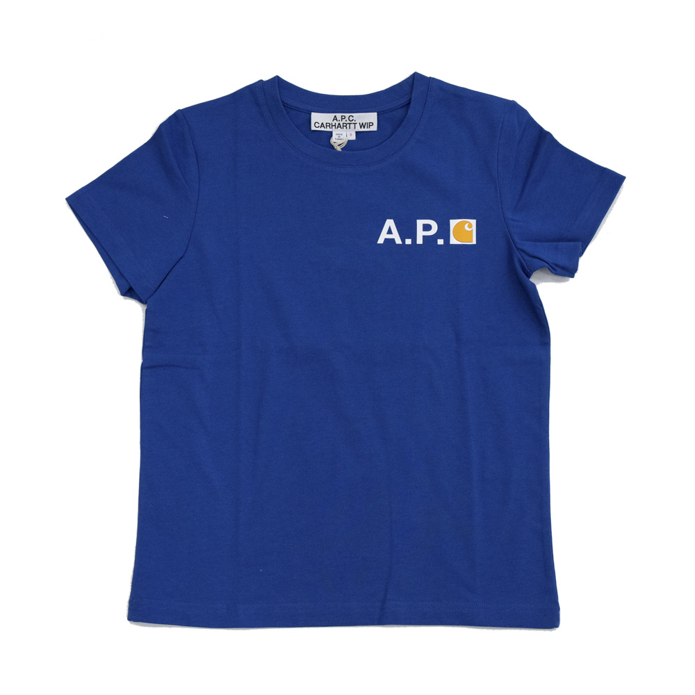 アー・ペー・セー A.P.C. レディーストップス 胸大文字ロゴ半袖Tシャツ COECZ/F26889/01【FITHOUSE ONLINE SHOP】