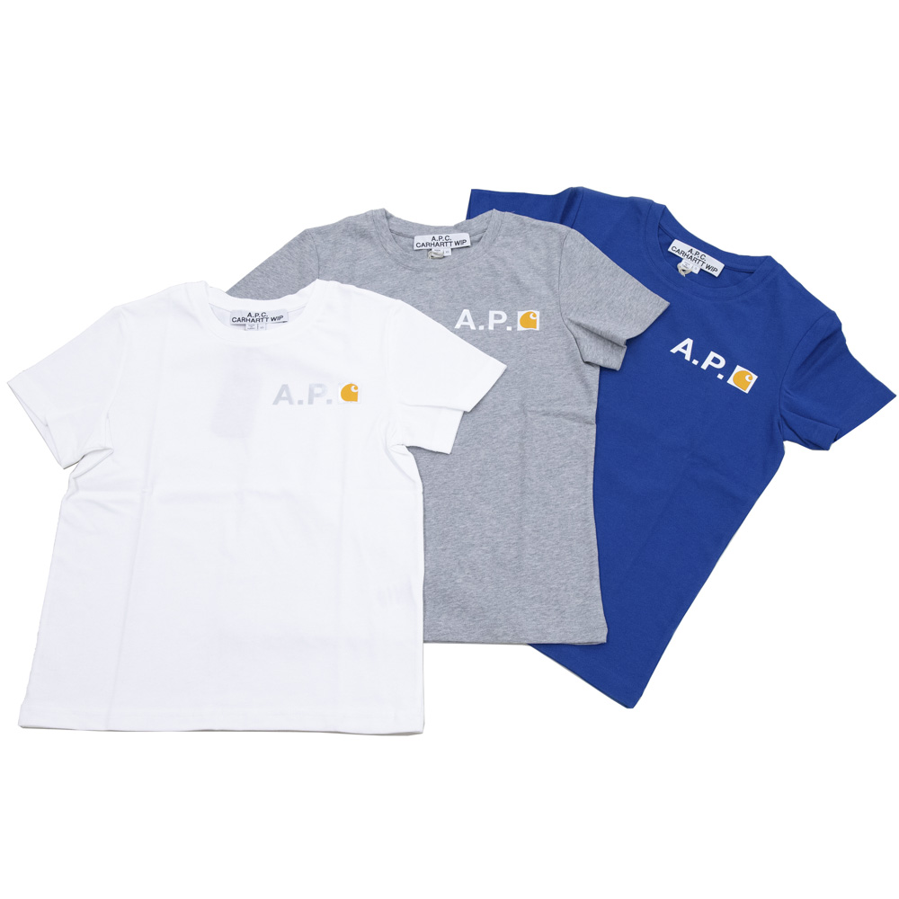 アー・ペー・セー A.P.C. レディーストップス 胸大文字ロゴ半袖Tシャツ COECZ/F26889/01【FITHOUSE ONLINE SHOP】