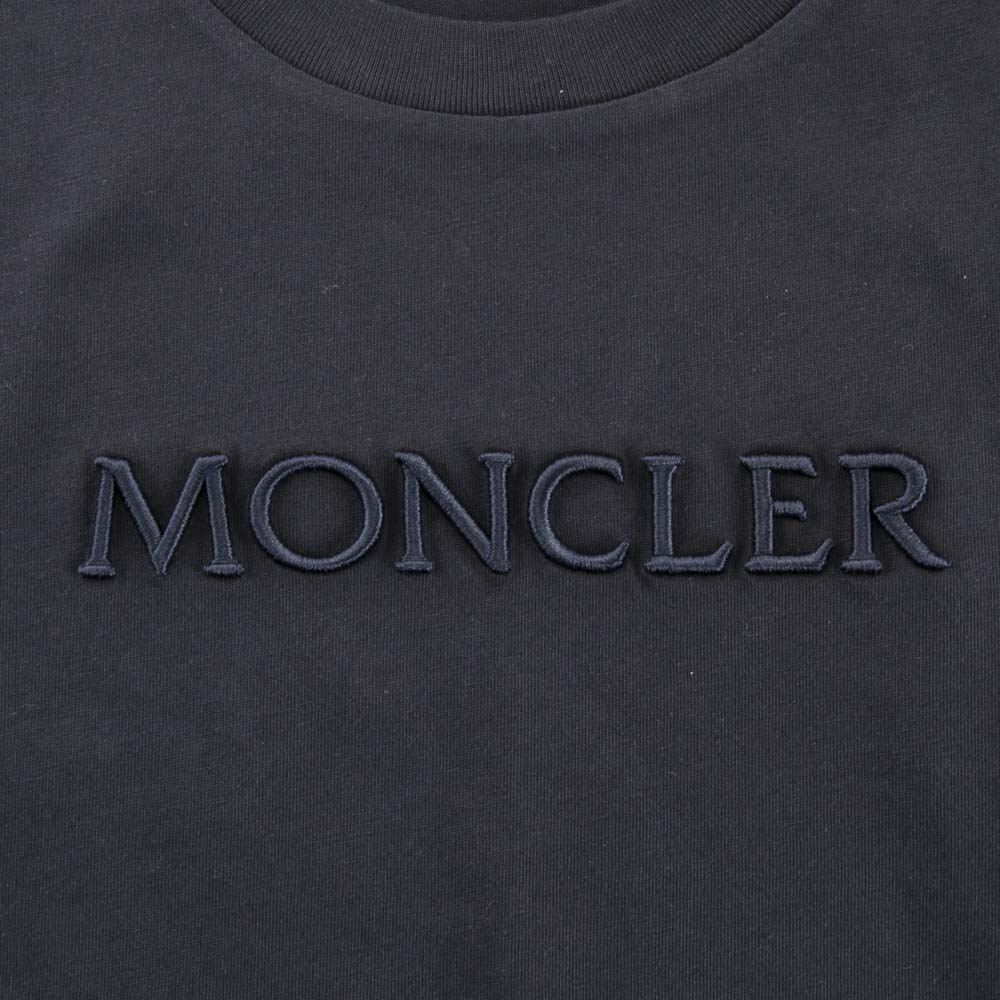 モンクレール MONCLER レディーストップス ロゴ刺繍Tシャツ 0938C0000889AUO【FITHOUSE ONLINE SHOP】