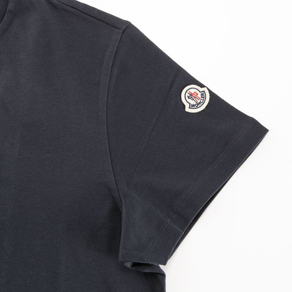 モンクレール MONCLER レディーストップス ロゴ刺繍Tシャツ 0938C0000889AUO【FITHOUSE ONLINE SHOP】