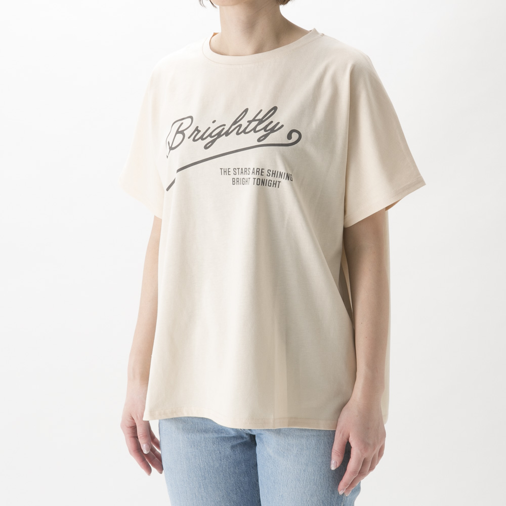 エルドアンジュ Aile de ange Brightly BIGロゴデザインTシャツ ADA2-0050F【FITHOUSE ONLINE SHOP】