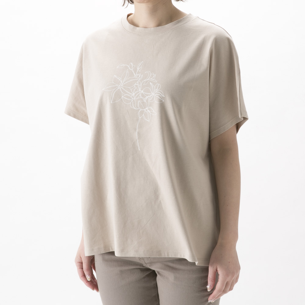 エルドアンジュ Aile de ange 線画デザインTシャツ ADA2-0052F【FITHOUSE ONLINE SHOP】