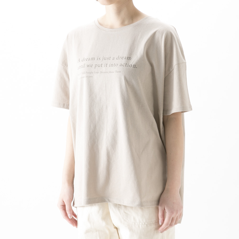エルドアンジュ Aile de ange メッセージワイドTシャツ ADA1-0076K 