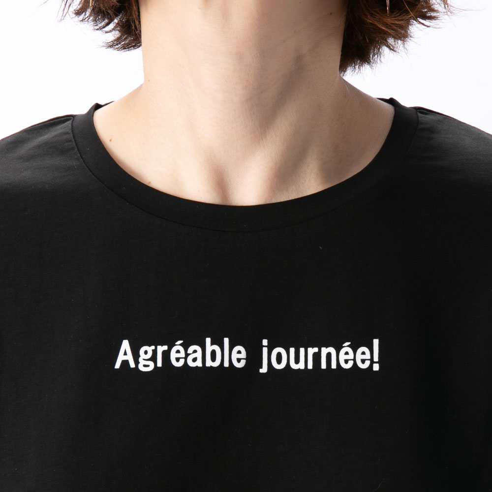 エルドアンジュ Aile de ange レディーストップス アシンメトリーデザインTシャツ ADA7-0019G【FITHOUSE ONLINE SHOP】