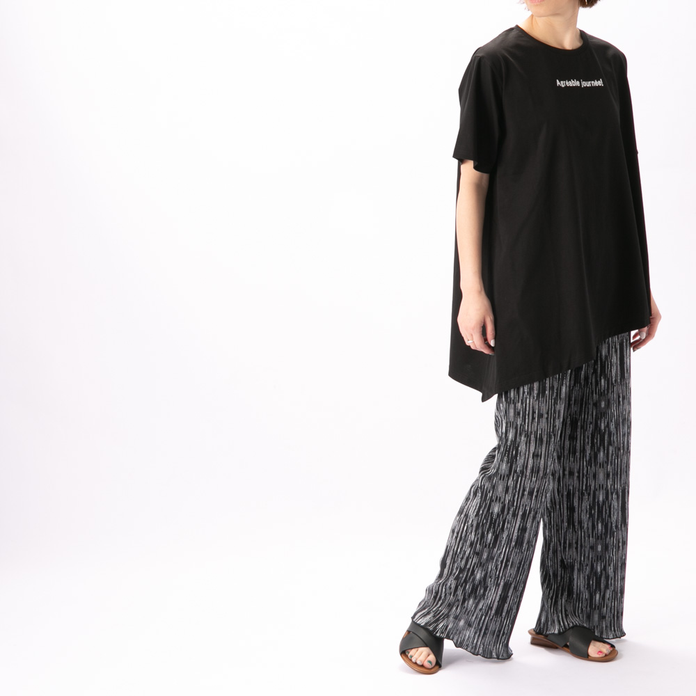 エルドアンジュ Aile de ange レディーストップス アシンメトリーデザインTシャツ ADA7-0019G【FITHOUSE ONLINE  SHOP】 | フィットハウス公式オンラインショップ | FIT HOUSE ONLINE SHOP