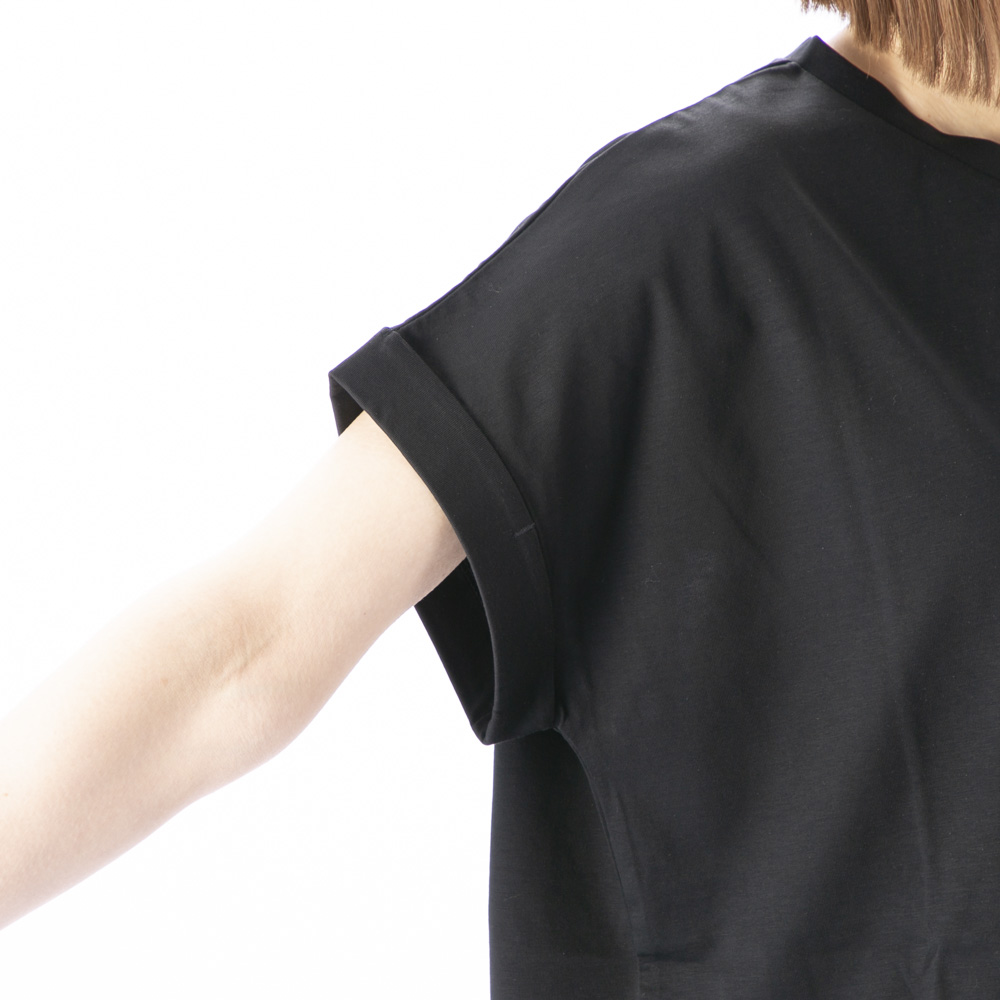 バントロア vingtrois レディーストップス ドライタッチコットン ターンバックTシャツ 980-23116【FITHOUSE ONLINE SHOP】