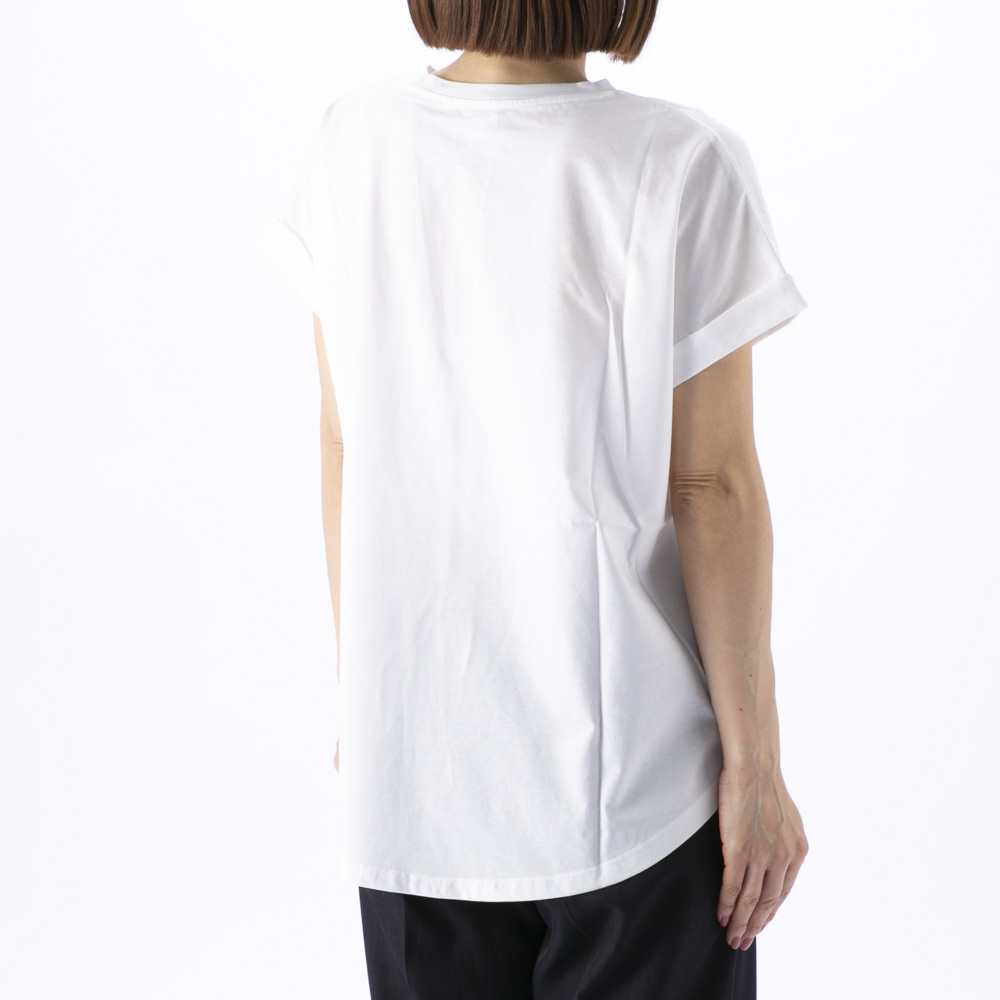 バントロア vingtrois レディーストップス ドライタッチコットン SPOD ロゴTシャツ 980-23109【FITHOUSE ONLINE SHOP】