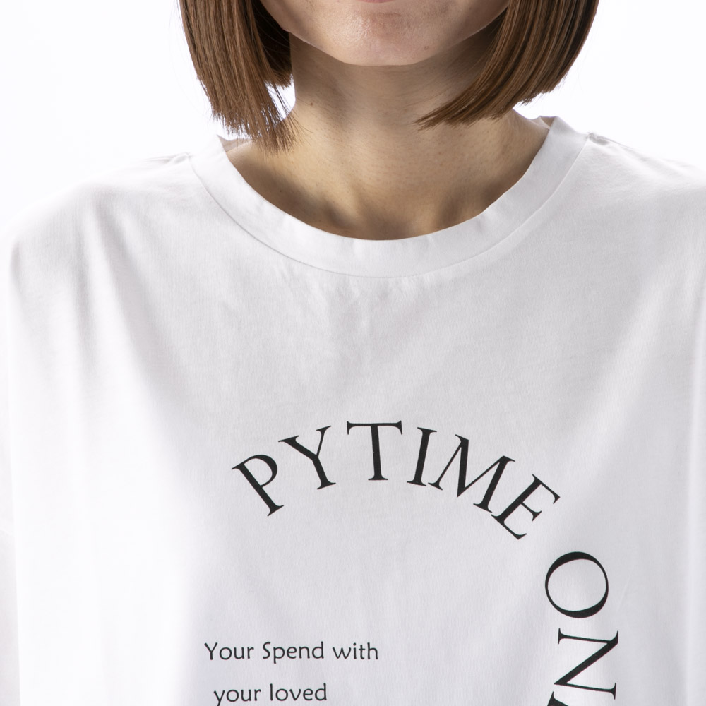 バントロア vingtrois レディーストップス ドライタッチコットン サークルフォントロゴTシャツ 980-23113【FITHOUSE ONLINE SHOP】