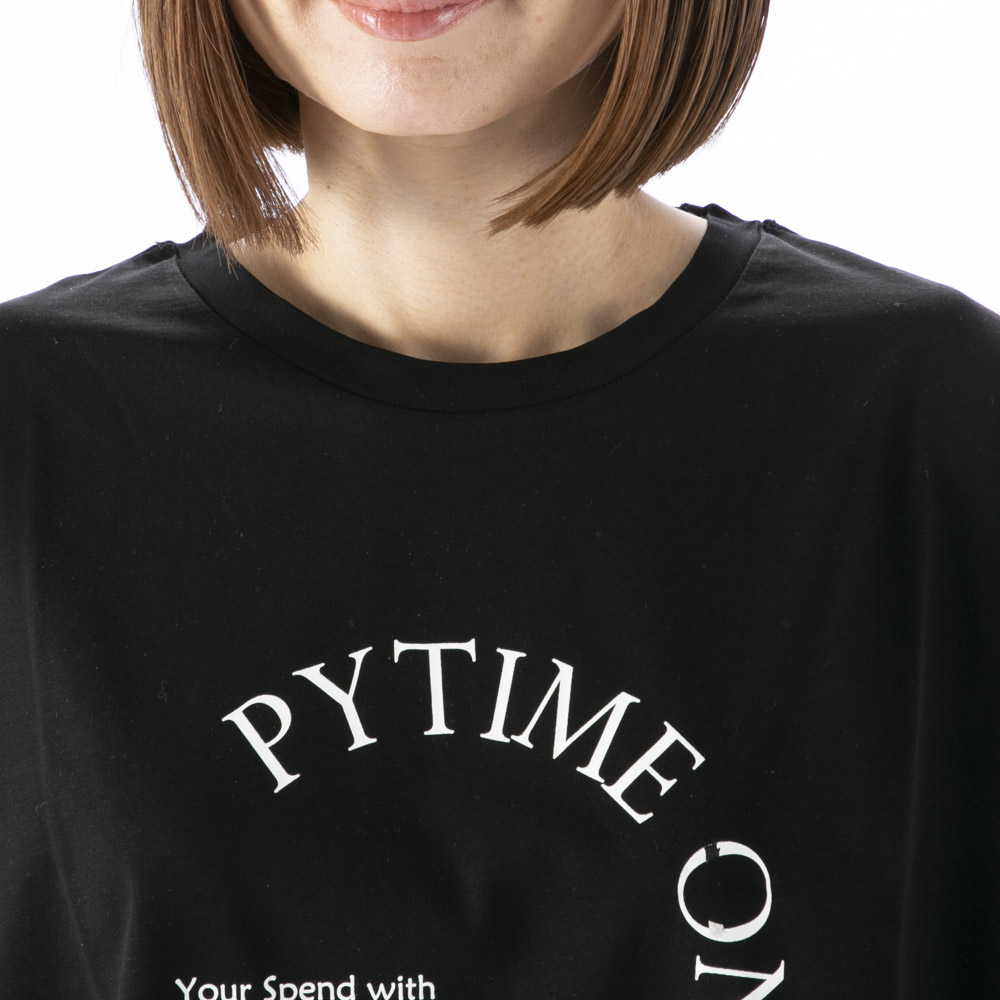 バントロア vingtrois レディーストップス ドライタッチコットン サークルフォントロゴTシャツ 980-23113【FITHOUSE ONLINE SHOP】