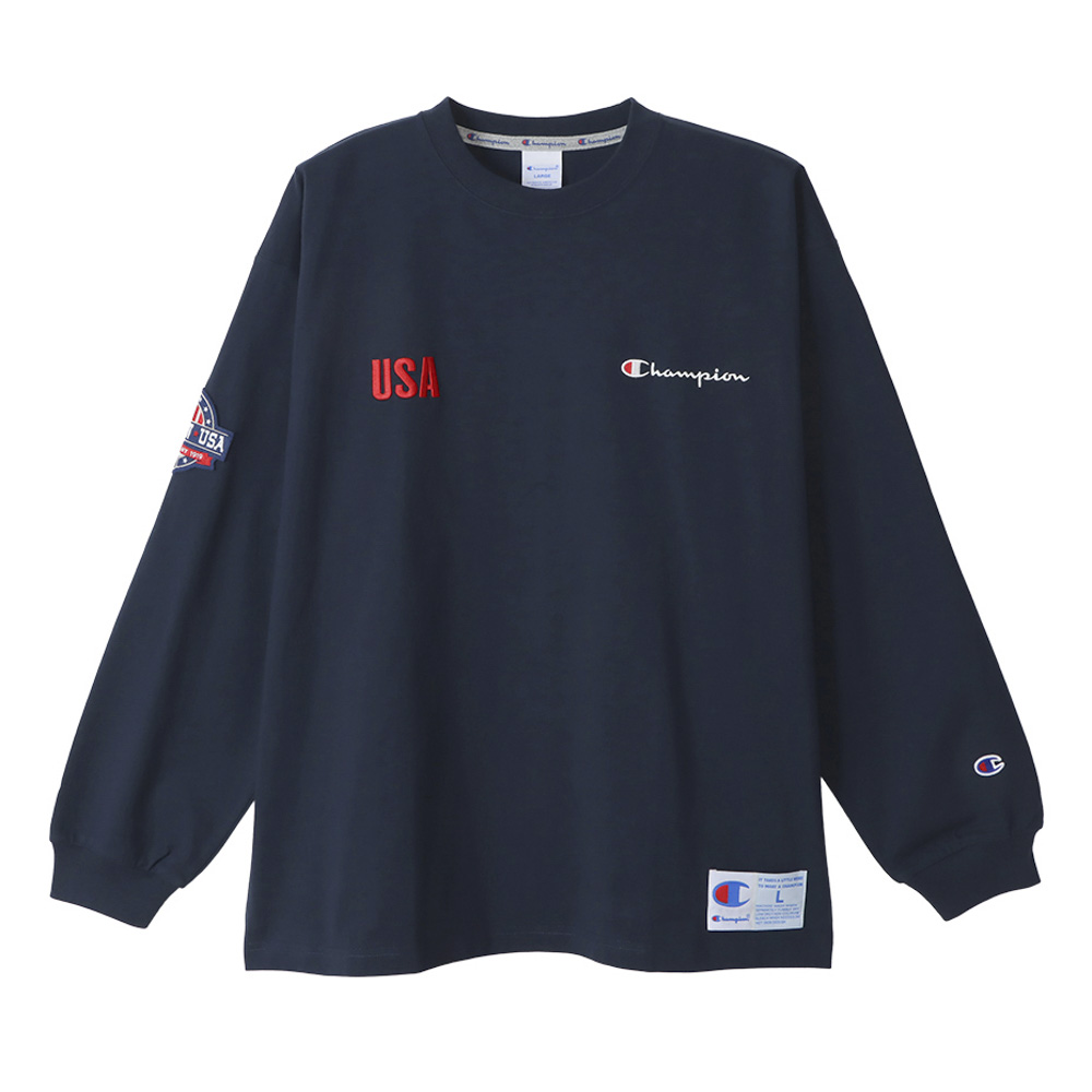 チャンピオン champion メンズトップス LONG SLEEVE T-SHIRT C3-W421-370【FITHOUSE ONLINE SHOP】