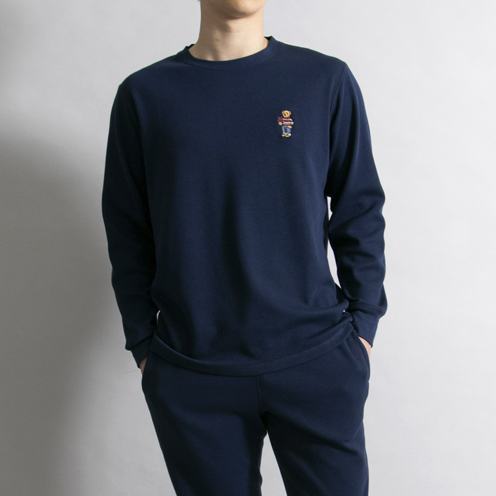 ポロラルフローレン POLO RALPH LAUREN メンズトップス HOLIDAY BEAR WAFFELE LONG SLEEVE CREW NECK RM8-Y003 370【FITHOUSE ONLINE SHOP】