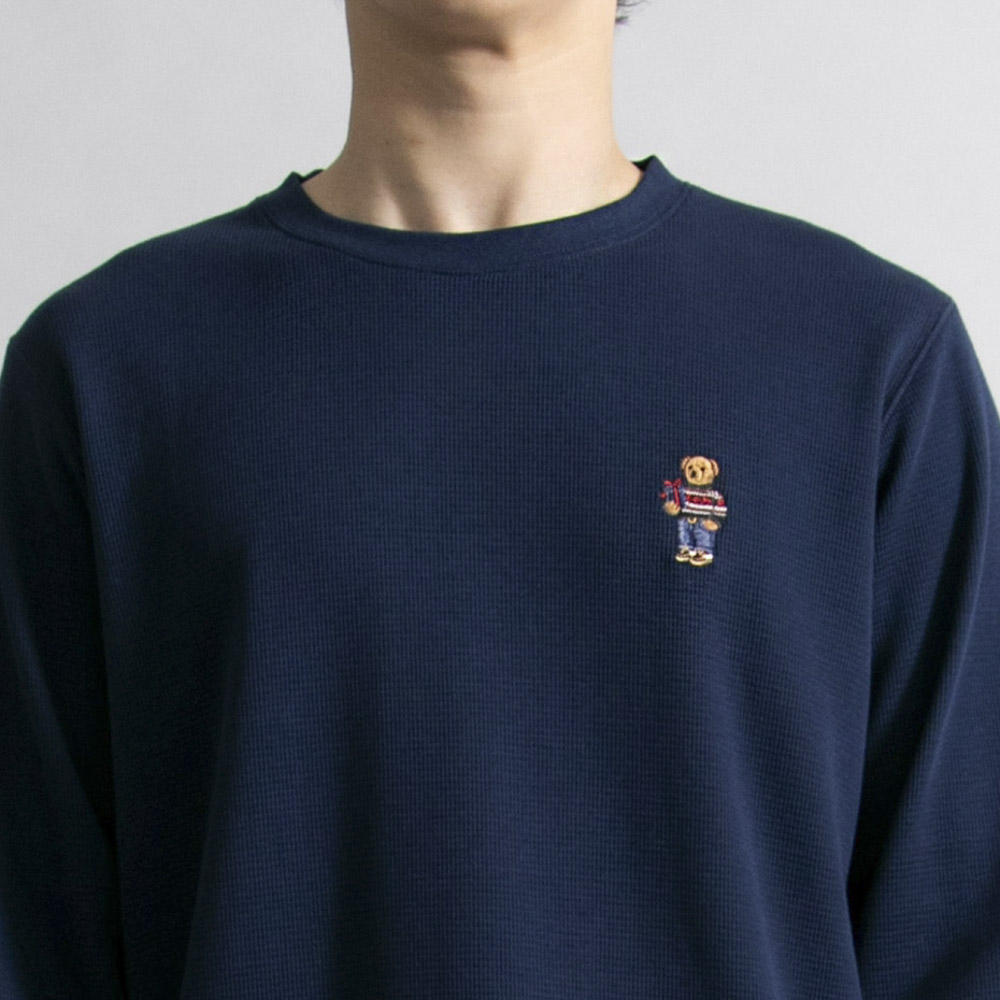 ポロラルフローレン POLO RALPH LAUREN メンズトップス HOLIDAY BEAR WAFFELE LONG SLEEVE CREW NECK RM8-Y003 370【FITHOUSE ONLINE SHOP】