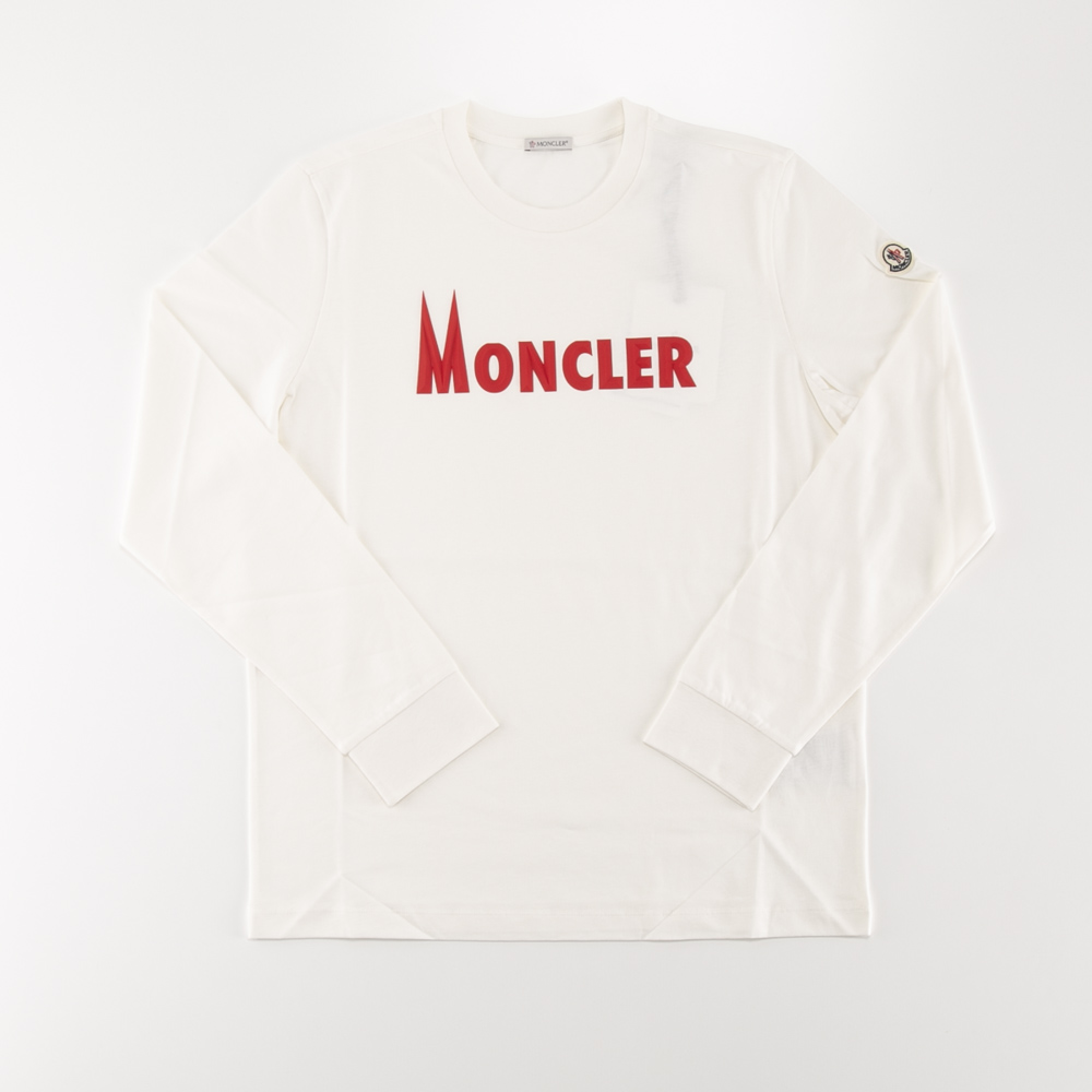 モンクレール MONCLER メンズトップス コットンジャージ素材 ラバー加工ロゴプリント 8D000.08.829HP【FITHOUSE ONLINE SHOP】