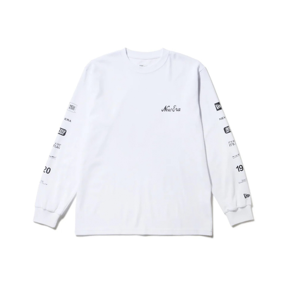ニューエラ NEW ERA メンズトップス LS PF TEE ARCHIVE LOGO WHI 14324685【FITHOUSE ONLINE SHOP】