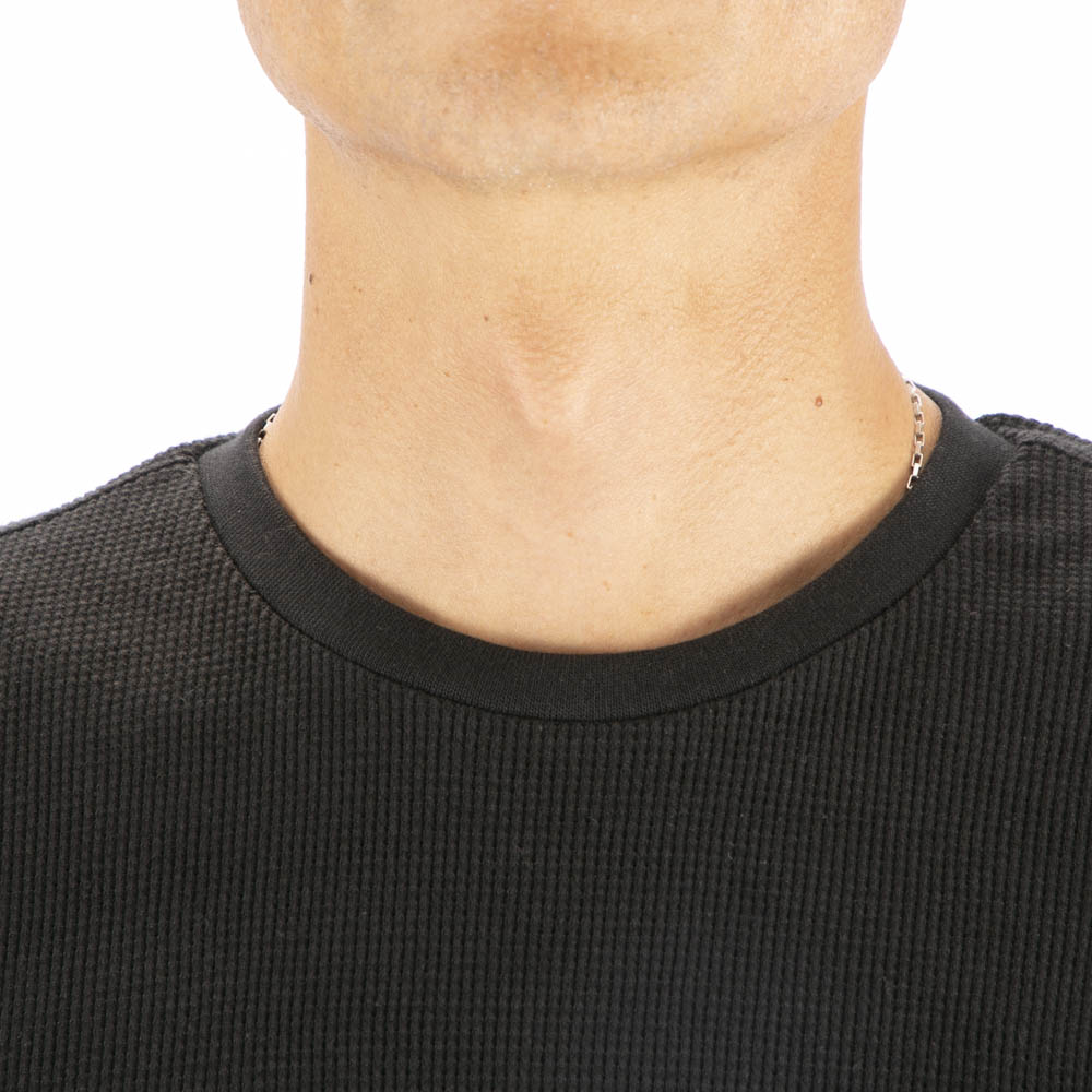 カルバンクラインジーンズ Calvin Klein Jeans メンズトップス 長袖 Long Sleeve Waffle T-shirt ロングスリーブワッフルバッジクルーネックTシャツ LV0 40EM217 UB1【FITHOUSE ONLINE SHOP】