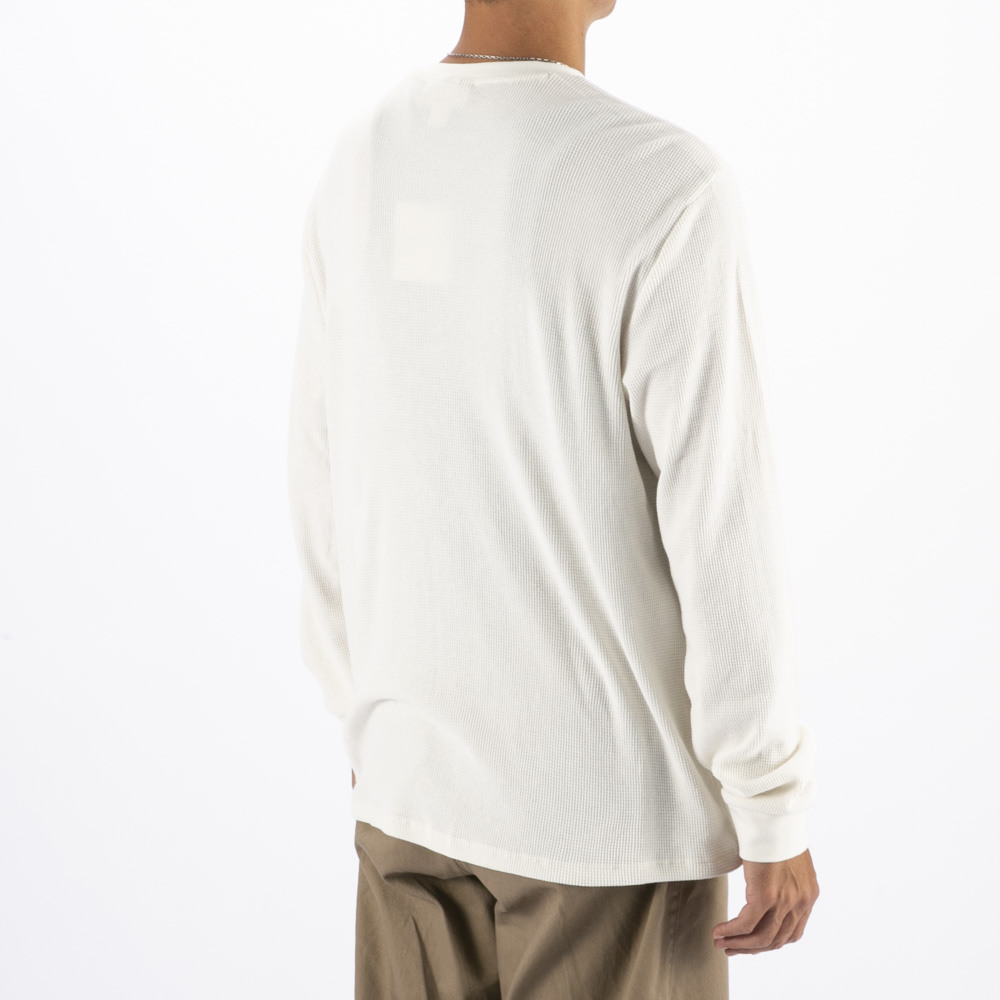 カルバンクラインジーンズ Calvin Klein Jeans メンズ 長袖 Long Sleeve Waffle T-shirt ロングスリーブワッフルバッジクルーネックTシャツ LV0 40EM217 YAS【FITHOUSE ONLINE SHOP】
