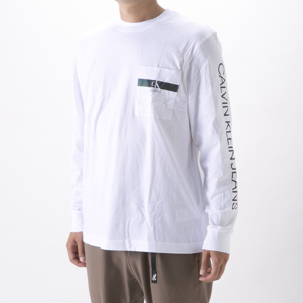 カルバンクラインジーンズ Calvin Klein Jeans メンズトップス MIRROR LOGO SLIM FIT TEE J30J317493【FITHOUSE ONLINE SHOP】