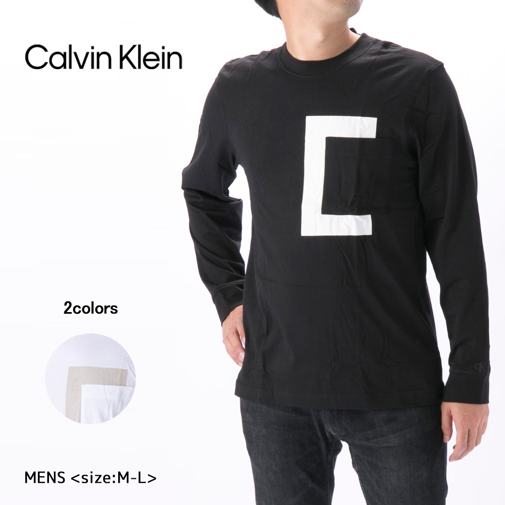 カルバンクラインジーンズ Calvin Klein Jeans メンズトップス BLOCKING LS POCKET TEE J30J319722【FITHOUSE ONLINE SHOP】