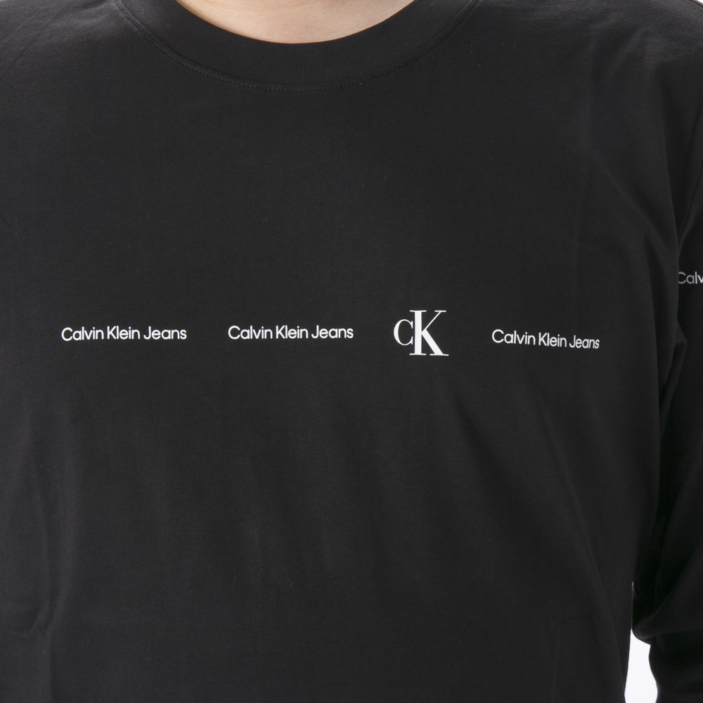 カルバンクラインジーンズ Calvin Klein Jeans メンズトップス REPEAT LOGO L/S TEE J30J319897【FITHOUSE ONLINE SHOP】
