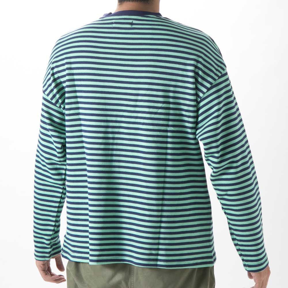 パスタイムラボ PASTIME?LAB メンズトップス 鹿の子ボーダー L/S PTL-1-0065【FITHOUSE ONLINE SHOP】