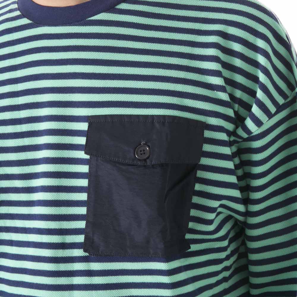 パスタイムラボ PASTIME?LAB メンズトップス 鹿の子ボーダー L/S PTL-1-0065【FITHOUSE ONLINE SHOP】