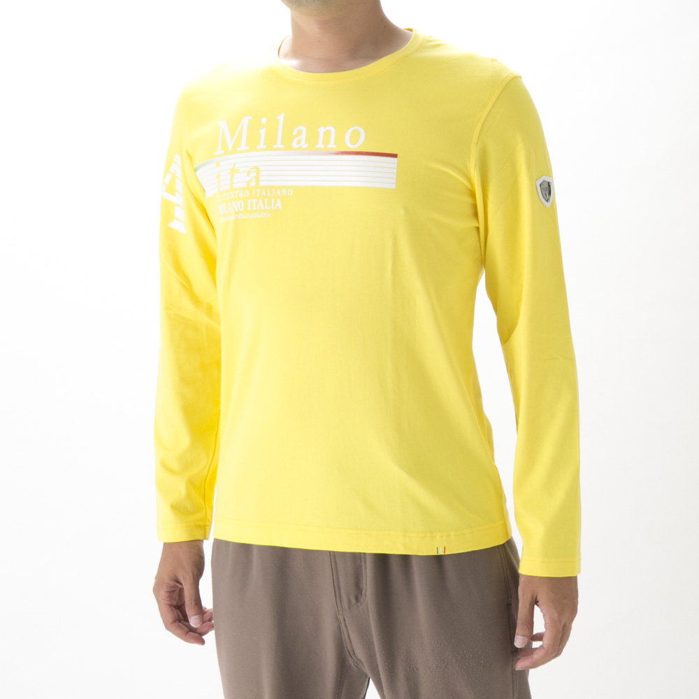 ヴィオラ VIOLA メンズトップス 胸ラインプリント C/N 21115【FITHOUSE ONLINE SHOP】