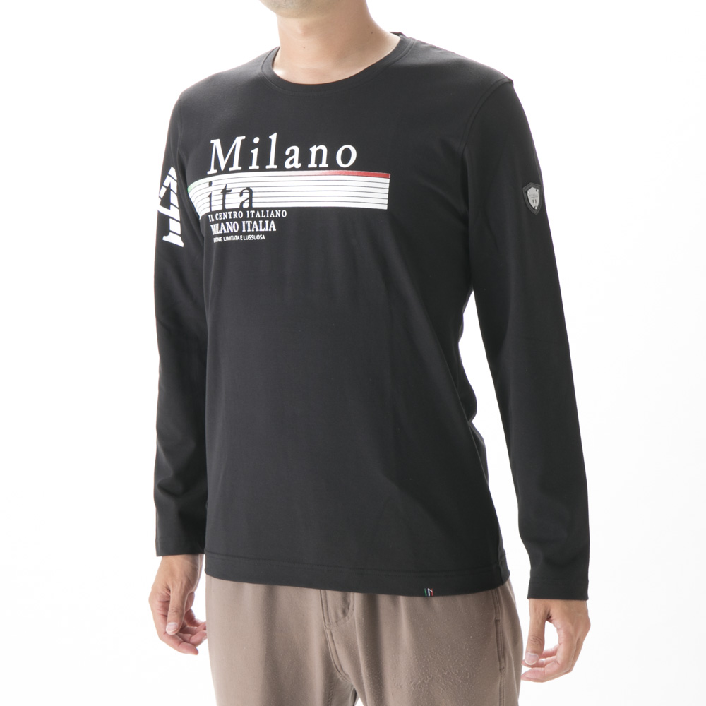 ヴィオラ VIOLA メンズトップス 胸ラインプリント C/N 21115【FITHOUSE ONLINE SHOP】